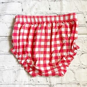 Girls Posh Peanut Red & White Checkered Bloomers